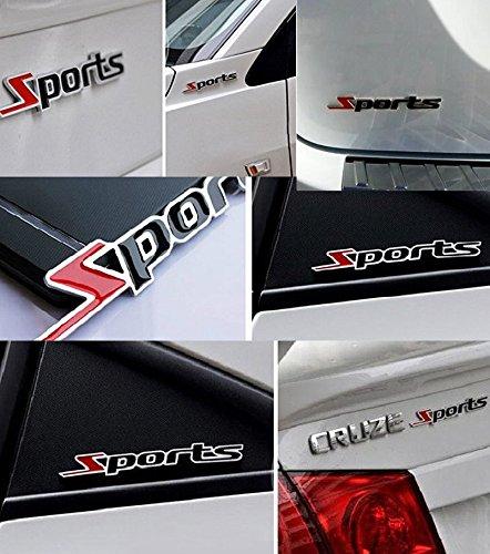 CarOver [3D Metal] General Purpose SPORTS Sticker Sports 3D Racing