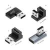 90 Degree USB 3.0 Male To Female Right Angle Extension Adapter USB Upward Elbow Adapter 10Gbps For Laptop PC Connector Converte