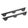2PCS Stove Gap Filler Stainless Steel Easy Cleanup Black Stovetop Counter Gap Guard for Kitchen
