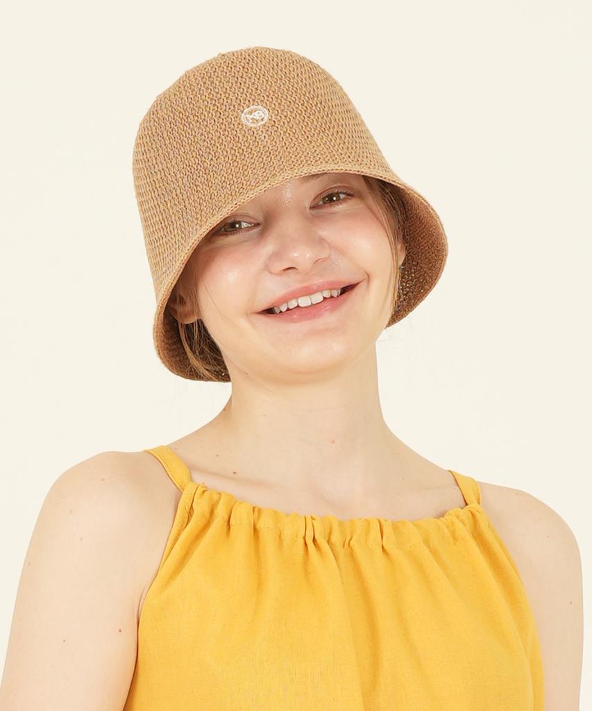 THE-ABON Beach Basic Bucket Hat Beige