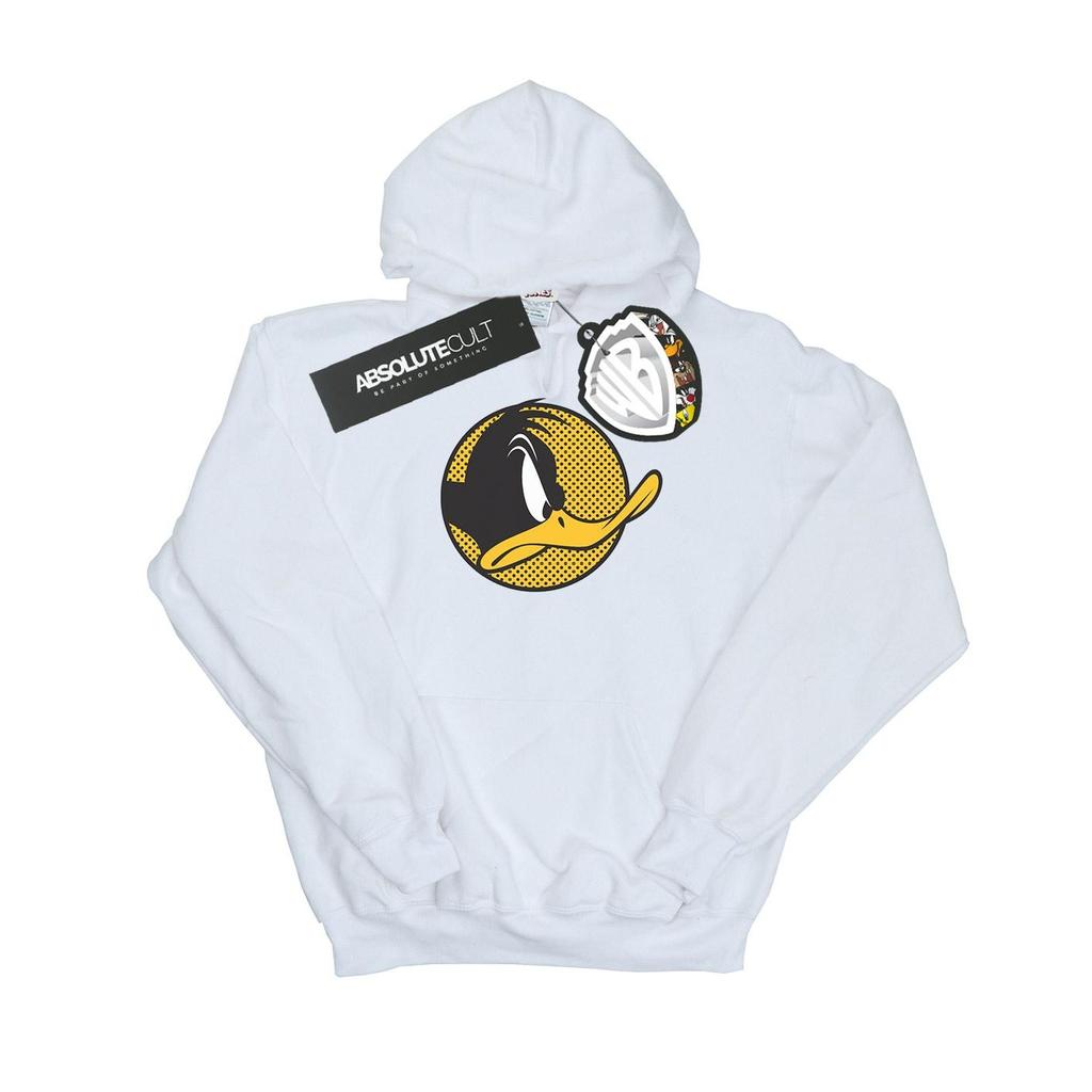 Looney Tunes Womens/Ladies Daffy Duck Dotted Profile Hoodie