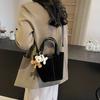 Niche Design Handbag, Small Carrying Bag, Vegetable Basket, Laid-back Style Bucket Bag