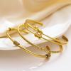 Hot Selling Mohua Series Gold Bracelet Women's High-end Twist Knot Bracelet