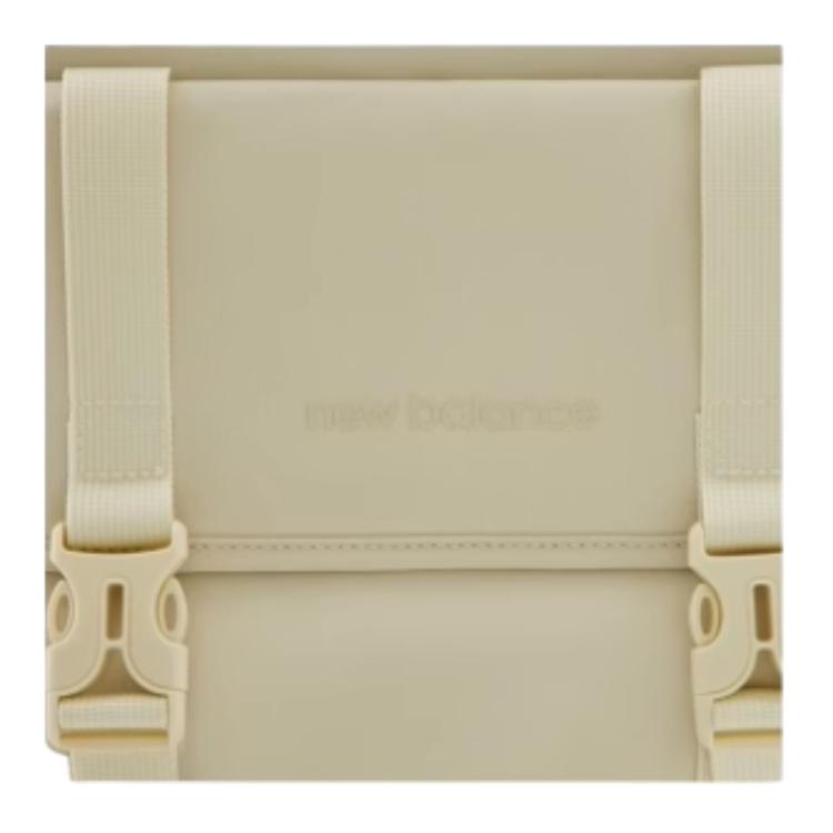 New Balance Comfortable Simple Solid Color Large Capacity Fabric Backpack Medium Size Unisex backpack Beige 8PF1E033BEI
