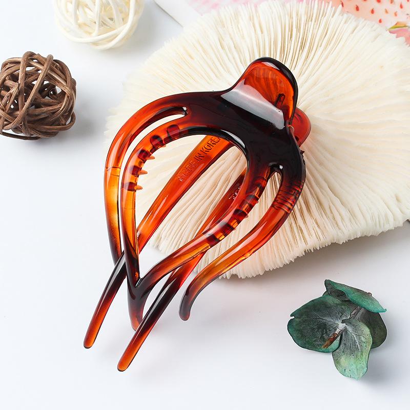 

Fashionable Seamless Matte Hair Claw - Ins Style Shiny Hollow Monster Clip