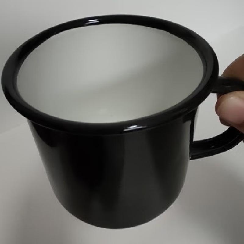 OLOEY Retro Enamel Mug with Lanyard
