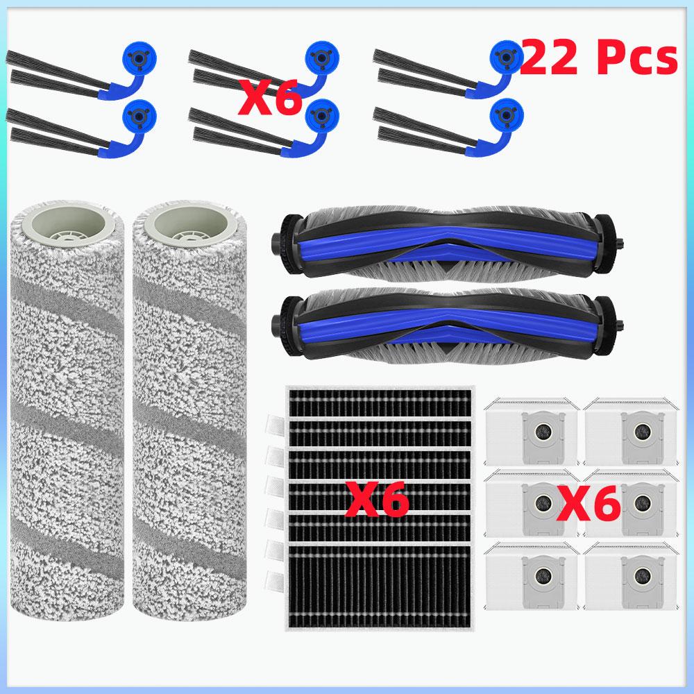Kompatibilné pre ECOVACS DEEBOOT X11 PRO OMNI Náhradné hlavné kefy bočné kefy HEPA filtre podložky na mopovanie prachové vrecká príslušenstvo