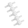 5PCS Plastic Check Valve Non Return One Way Valve for Water Treatment(5mm )