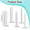 5x Clay Rulers Acrylic Portable Measurement Arch Guide Tool Pottery Measuring Set for