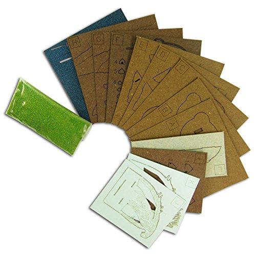 Sankei Studio Ghibli Mini Princess Mononoke Night-Walker Non-Scale Paper Craft MP07-44