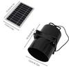 12V 10W Waterproof Dual Flange Solar Exhaust Fan for Camping & Greenhouses