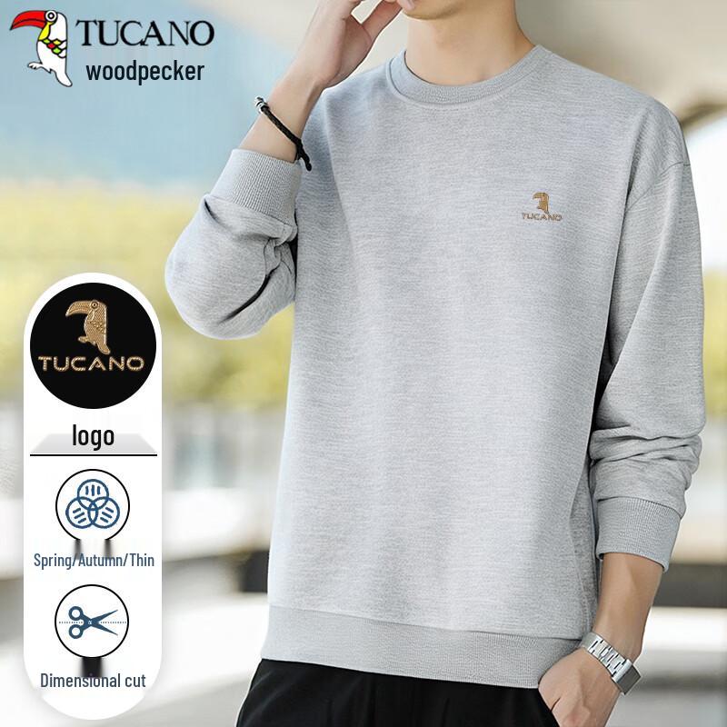 Tucano Men's Casual Business Round Neck Sweatshirt