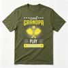 Cool Grandpa Play Pickleball Funny TShirt Gift for Player Unisex Casual Cotton Tee Streetwear Sport Lover Life Fun Unisex Short