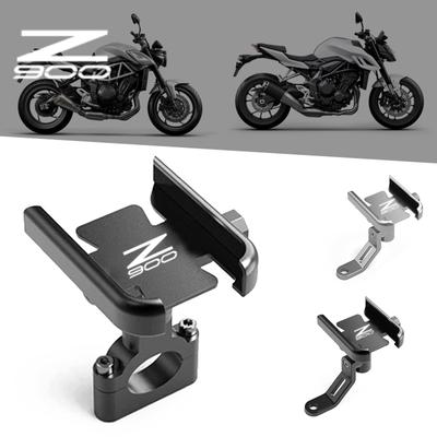 Για Kawasaki Z900 Z900 2017 2018 2019 2020 2025 2025 Μοτοσικλέτα Θήκη Κινητού Τηλεφώνου GPS Ναυτίλος Καθρέπτης Βάση Τιμονιού