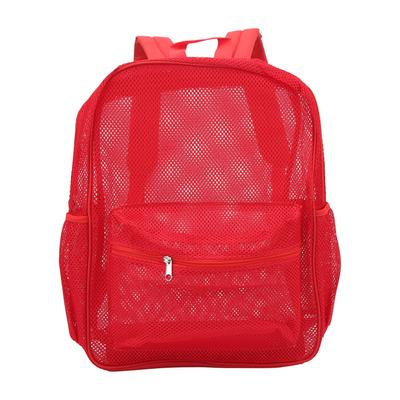 Netzrucksack Schwerlast Leicht Großes Fassungsvermögen Waschbar Durchsichtiger Rucksack zum Schwimmen
