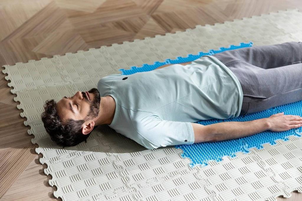 sensory mat Soft Spikes (soft) 1 pc - orange