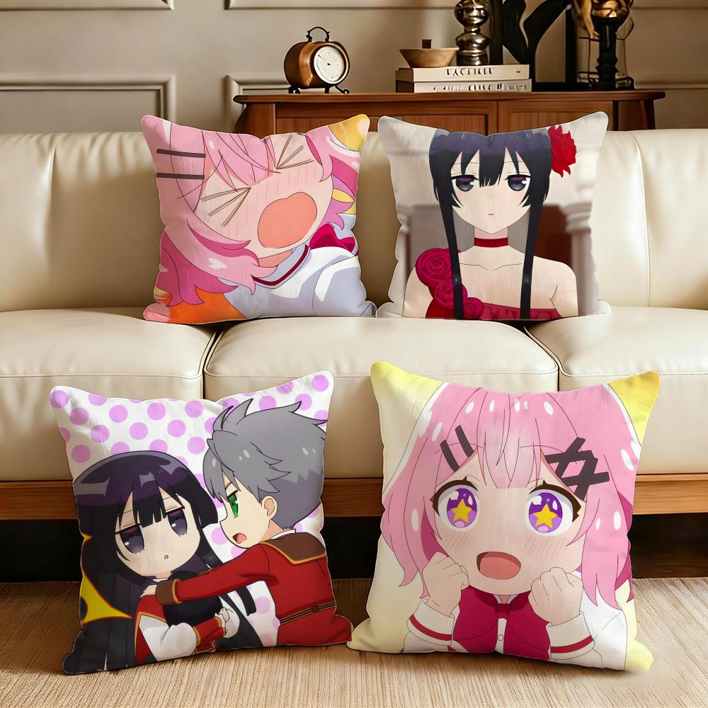 Fantasy Villainess Level 99 Cushion Cover Cushion Cover Set 4Pcs 50X50 45X45 40X40 Pillowcase Decorative Sofa Home Decor