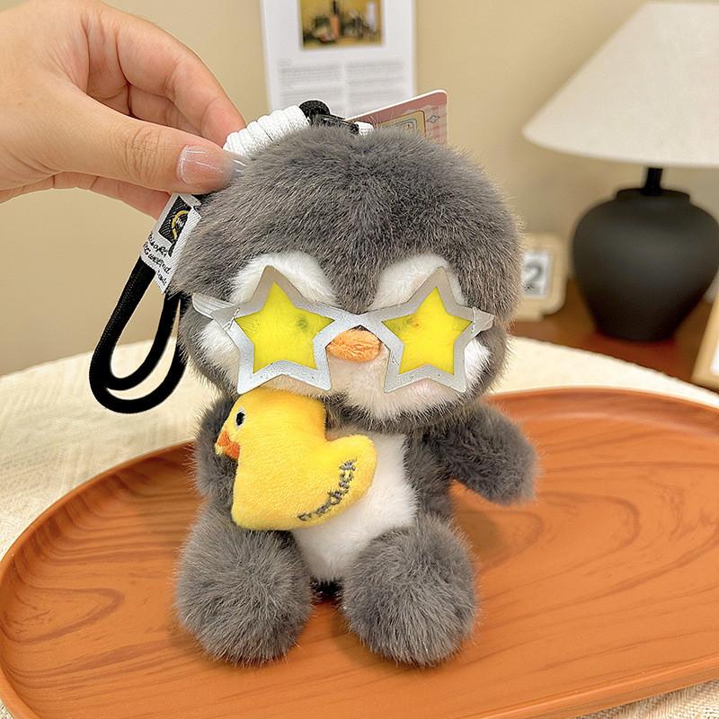 Cute Penguin Plush Toy Keychain With Fragrant Filling For Bag Decoration And Gifts