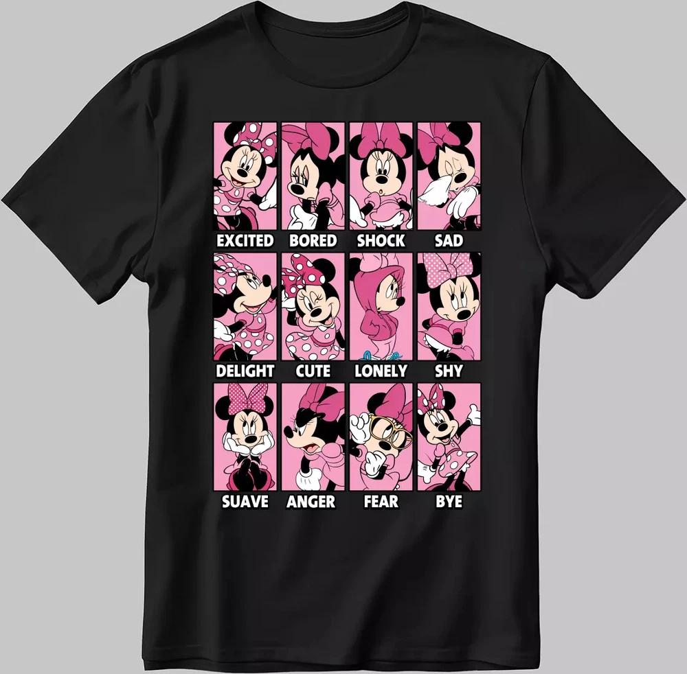 Mouse Moods Black TShirt S