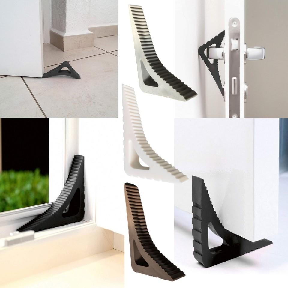 Safety Triangle Door Stopper – Heavy‑Duty Non‑Slip Rubber Wedge with Protective Edge for Home & Office Doors