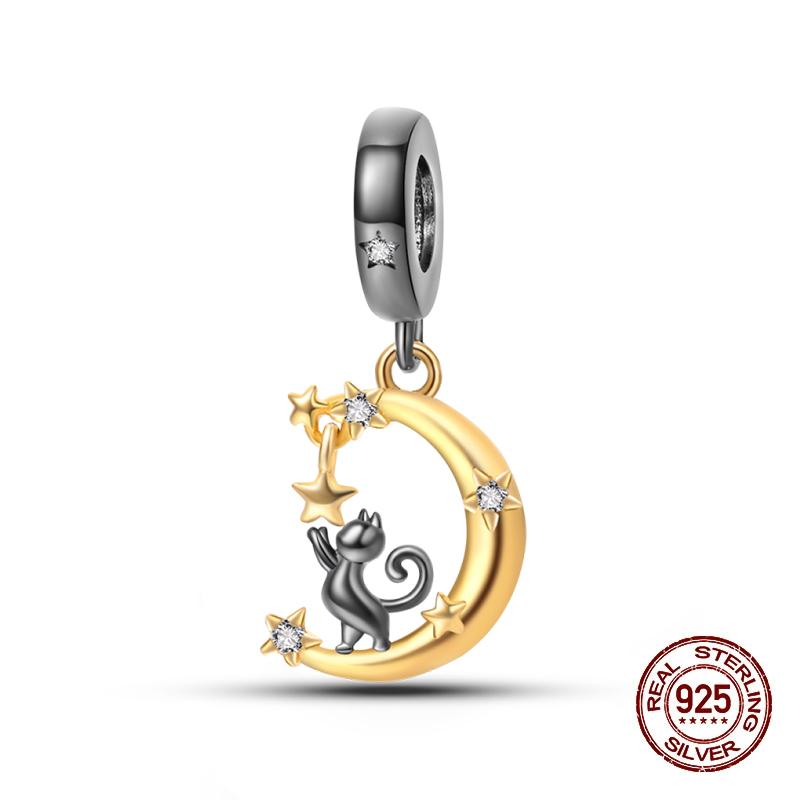 New Halloween 100% Copper Luminous Pumpkin Skull Ghost Charms Fit Pandach Original Bracelet Diy Party Jewelry