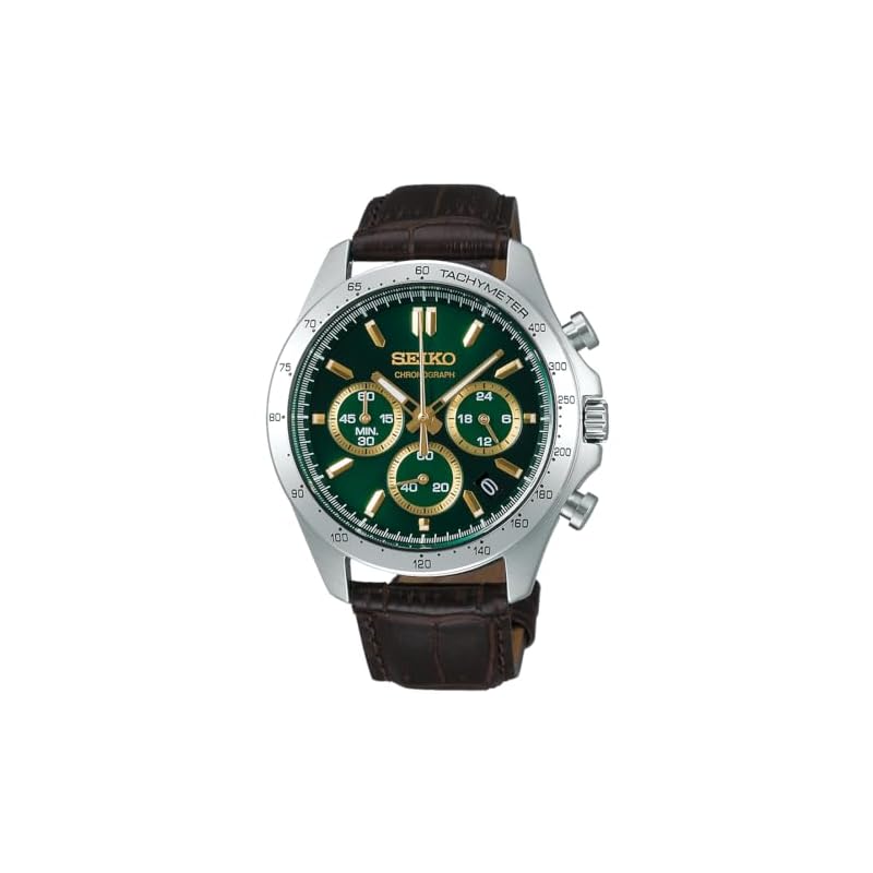 Seiko Selection Quartz Chronograph (Three Horizontal Lines) SBTR017 Men's Brown Watch