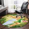 1pc T-Tinkerbell1 Carpet, Round Rug, Comfortable, Suitable for Entryways, Living Rooms, Office, And Bedrooms, Christmas Decoration