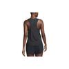 Nike Solid Color Logo Round Neck Running Vest Women Tops Black FN2504-010