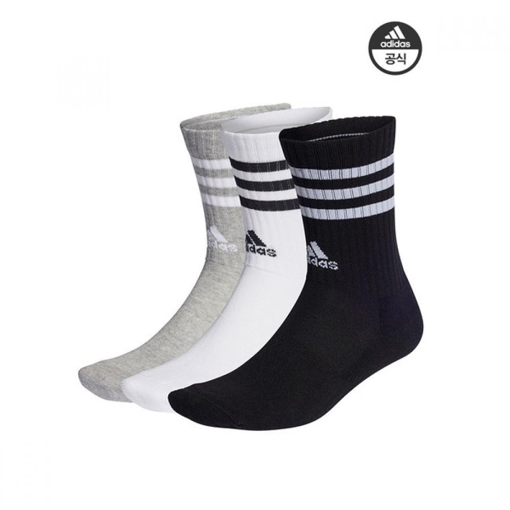 

Adidas Unisex Performance 3s Crew Socks 3 Pack Set Ic1323 M