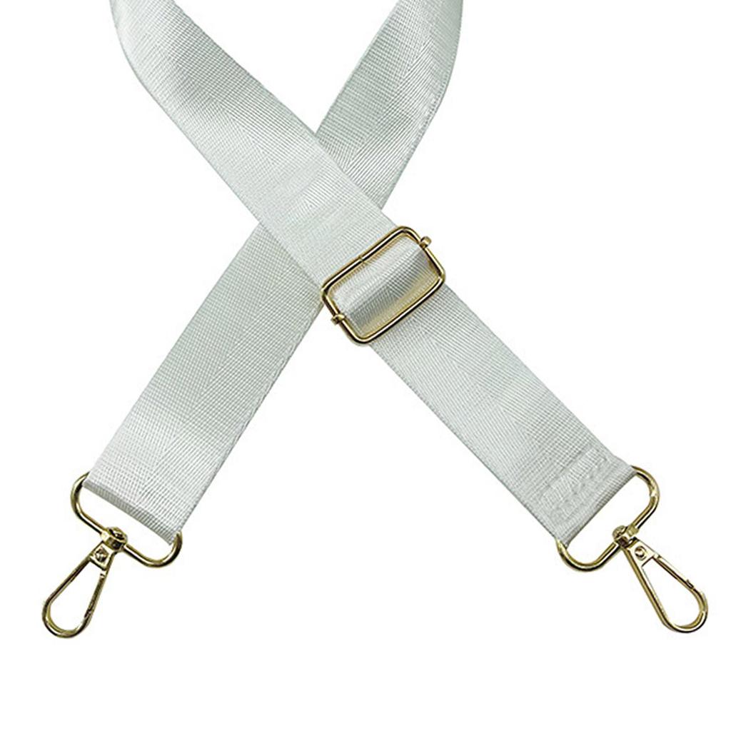 Shoulder Bag Strap Crafts Belt Crossbody for Clutch Tote Pouch White