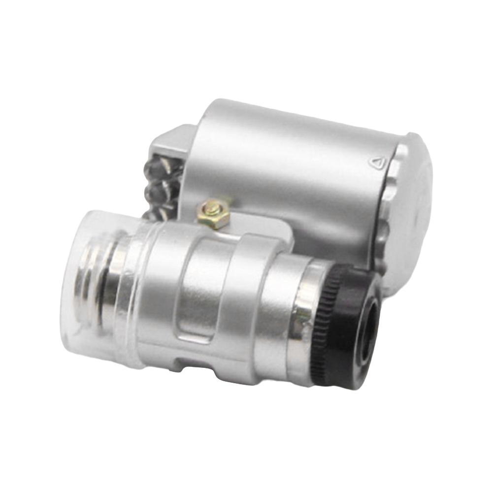 Schmuck Wertschätzungs Mikroskop Faltbare Verstellbare Juwelierlupe Beleuchtete Handlupe zur Schmuckbeobachtung