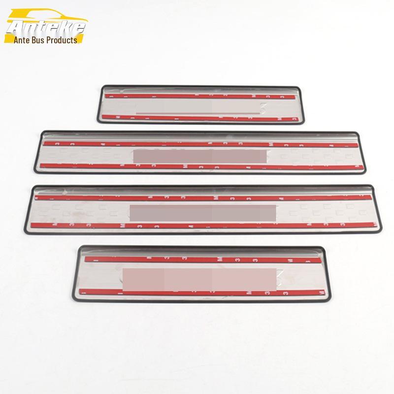 Captur Stainless Steel Anti-Scratch Sill Strips: Decorative Welcome Pedal Exterior Accessories