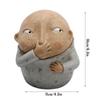 Boy Holding Nose Statues for Home Toilet Bathroom Decor Funny Resin Sculpture Ornament Desktop Decorative Figurine 6.3”