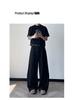 Japanese Style Pleated TR Blend Casual Pants - Harajuku Trend