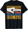 Girl Dad Men Father of Girls Fathers Day Vintage T-Shirt