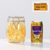 Stainless Steel Lid Glass Storage Jar for Tea, Food, Jam, and Honey