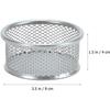 Operitacx 4Pcs Paper Clip Holders Mesh Paper Clip Holder Paperclip Dispenser Paper Clip Organizer Binder Clip Bobby Pin Hair Clip Holder for Desk