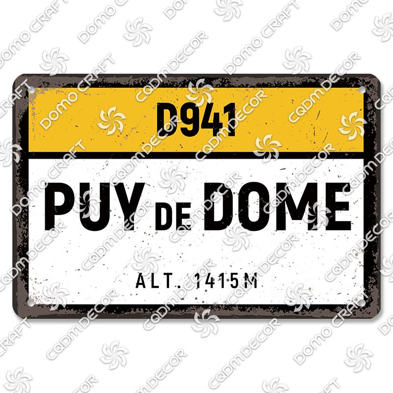 Berg Höhe Poster Metall Blechschilder Col De La Madeleine Hautacam Metallplatte Wanddeko Club Pub Wohnzimmer Zuhause