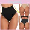 Sexy High-waisted Seamless Thong Panties For Women Tummy Control Butt Lifting Body Shaping Nylon Fabric