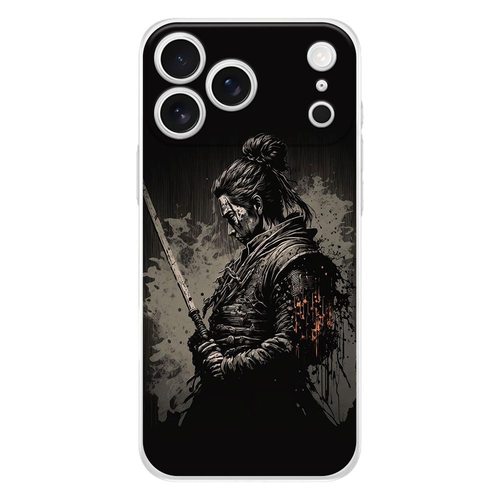 Soft Phone Case For iPhone 17 Air 16E 16 11 15 14 Pro MAX 12 13 7 8 Plus SE Easter Cover Protection Japanese Bushido Samurai