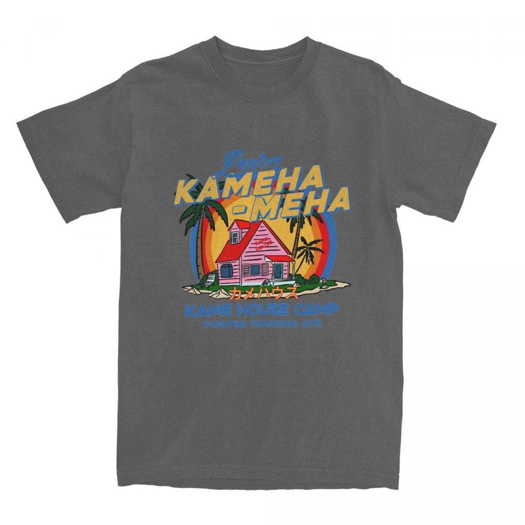 Casual Kame House Beach Camp Turtle Island Anime T-Shirts for Men Women Cotton Tee Shirt Big Size Clothing