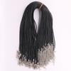 10/20/50 stuks Zwart Gewaxt Katoen DIY Kettingkoord 1.5mm 18" voor Hanger Ketting Eenvoudige Sieraden Accessoires