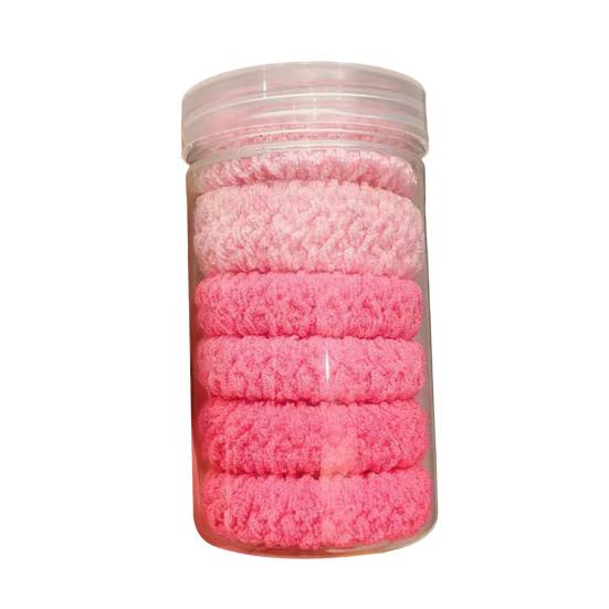 6Pcs Hair Ropes Ponytails Buns Braids Anti-Slip Headbands Soft Seamless Elastic Hair Ties Hair Accessories