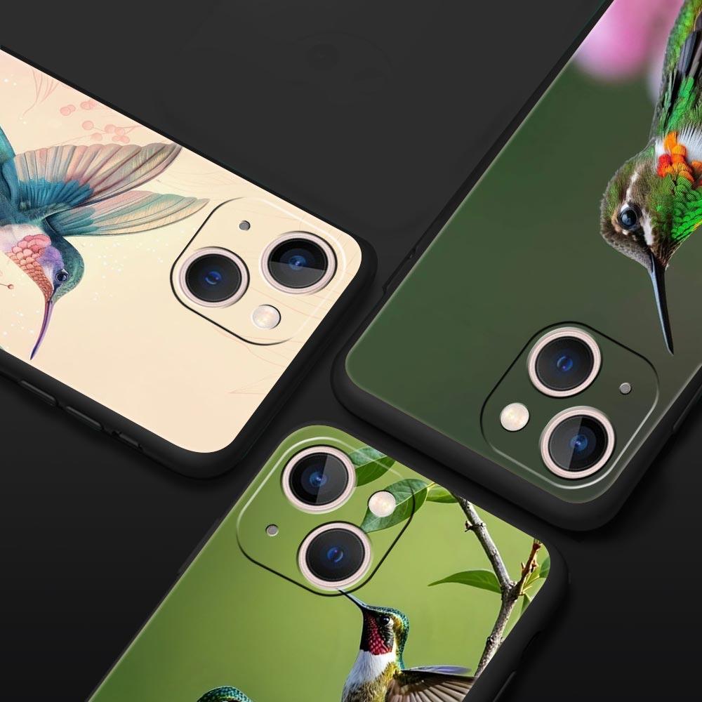 Hummingbird Phone Case For iPhone 16e 15 14 13 12 11 Pro Max XS X XR SE 7 8 Plus Shell iPhone 16 Soft TPU Cover