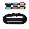 Men's Fashionable Reflective Strip Running Waist Bag Single-shoulder Bag Casual Sports Outdoor Close-fitting Waist Bag