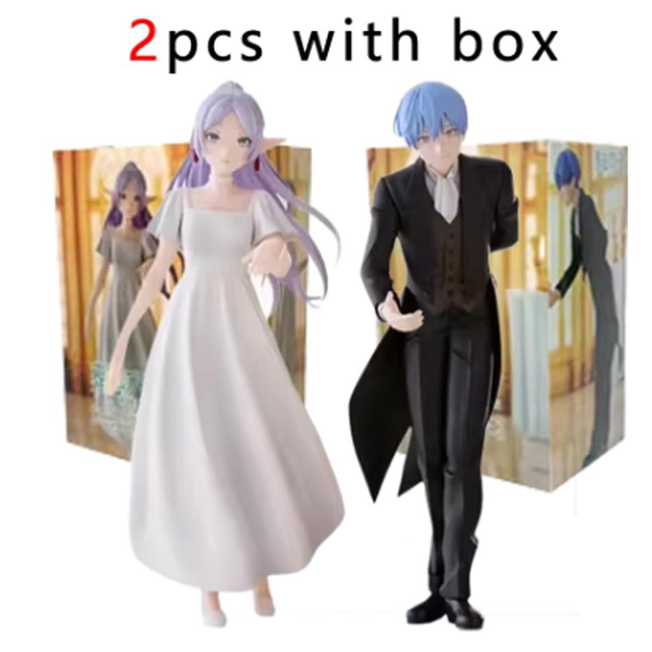 New   frieren beyond the end of the journey anime figure frieren reading action collectible pvc models  statue  gifts