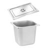 Rust-proof Canteen Food Basin Rectangular Food Preparation Box Durable Food Storage Box  Hotel