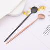 6pcs/set Long Handled Stainless Steel Coffee Spoon Ice Cream Dessert Tea Spoon Mixing Stirring Cooking Long Handle Spoon Tableware