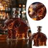 Elephant Little Dog Whiskey Bottle Animal Shape Design Transparent Glass Wine Bottle Beauty Enhancing Glass Decanter