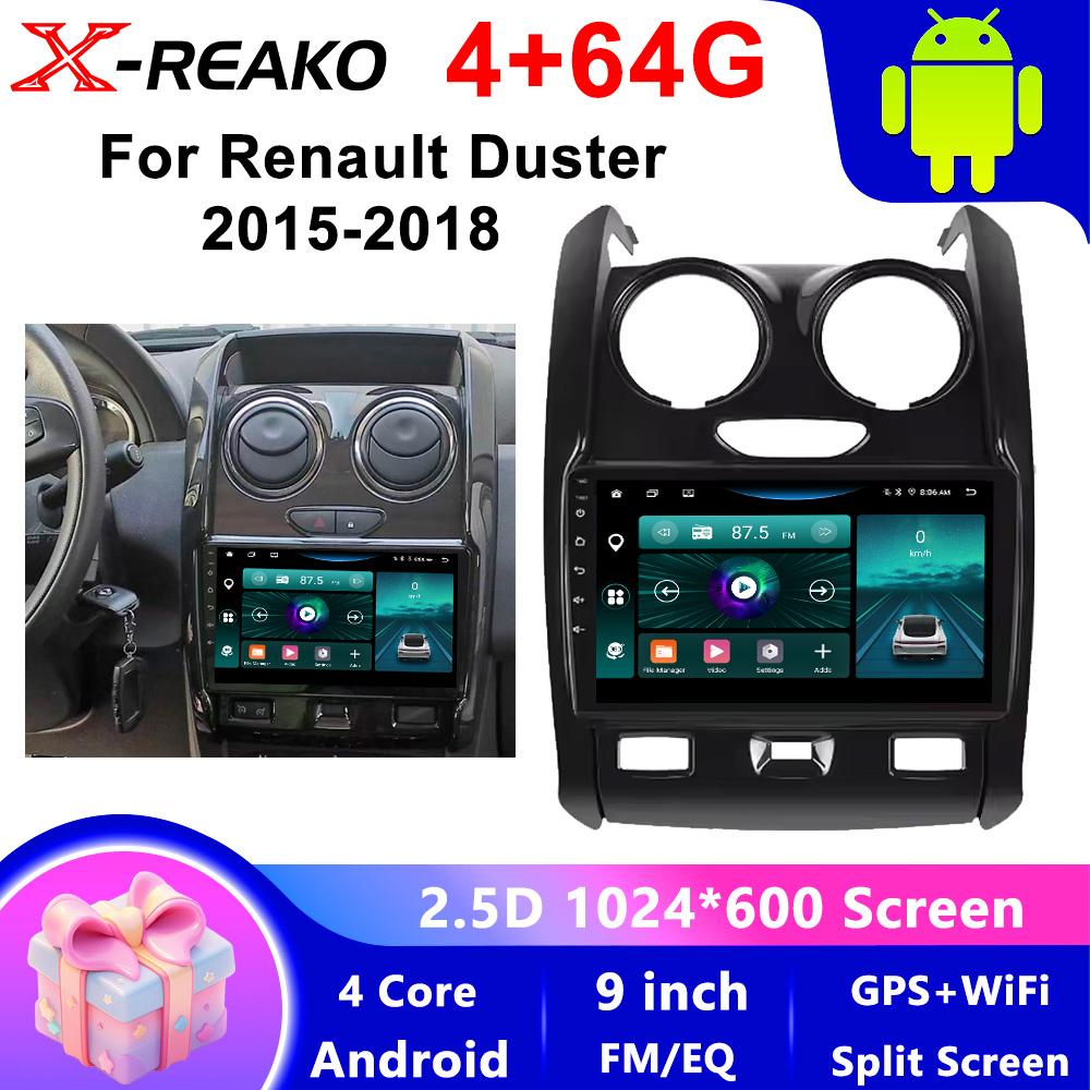 Car Video Player for Renault Duster 2015-2018 GPS Navigation Built-in Dsp Carplay Autoradio Android Head Unit